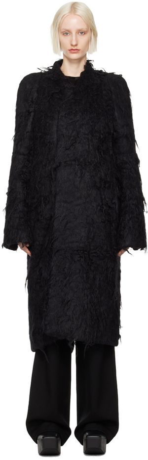 Rick Owens Black Porterville Metro Coat