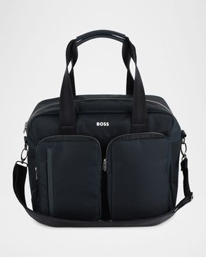 Changing Bag W/ Silicone Logo-Print
