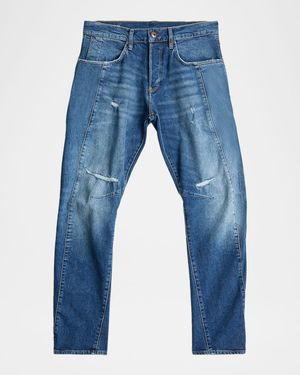 Men's Contor 3D Distressed Denim Slim-Fit Jeans