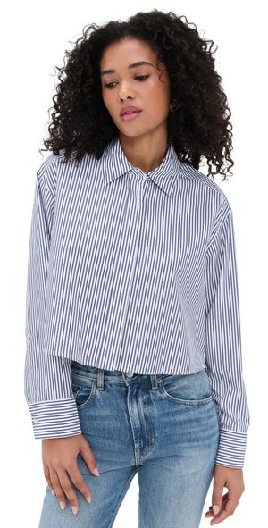 A. L.C. Maude Top White/Navy L