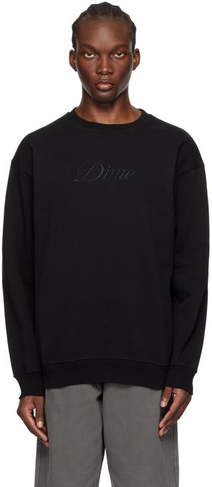 Dime Pull molletonné noir à logo modifié
