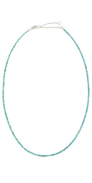 SHASHI Aisha Gemstone Necklace in Turquoise Turquoise One Size