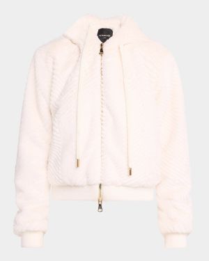 Superfur Chevron Zip Hoodie