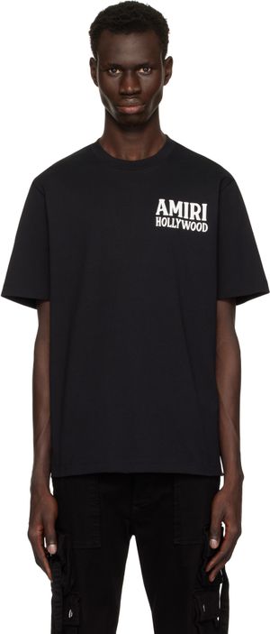 AMIRI Black 'Amiri' Jazz Wolf T-shirt