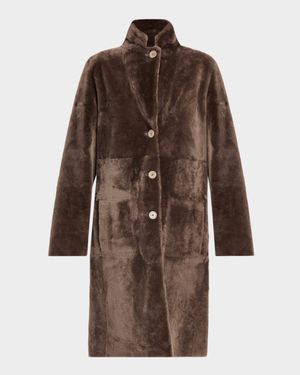 Britanny Reversible Shearling Coat