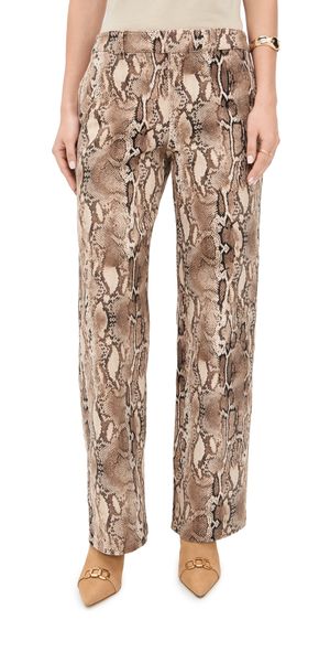 WAYF Savanna Pants Brown Snake XS