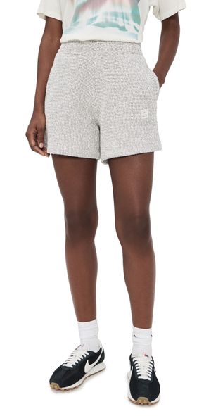 ANINE BING Kam Shorts Ivory and Black S