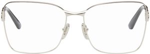 Balenciaga Silver Mercury Squared Metal Glasses