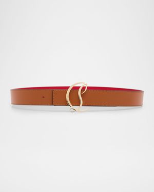 CL Logo Leather Belt