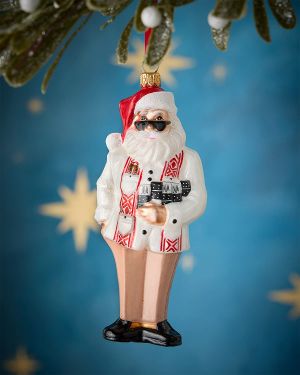Neiman Marcus Florida Santa Christmas Ornament