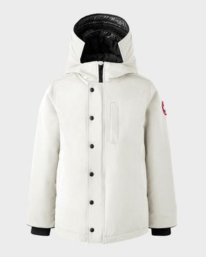 Kid's Logan Hooded Down Parka, Size S-L