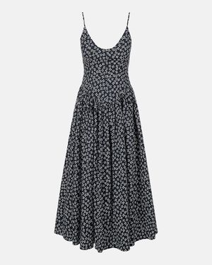 Dena Poplin Midi Dress