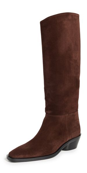 Proenza Schouler Bronco Knee High Boots Chocolate 40