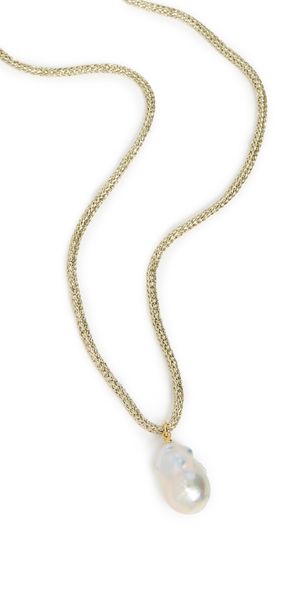 HART Gold Metallic Necklace Pearl/Gold One Size