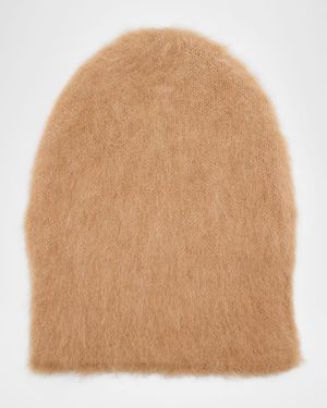 Brushed Camel and Alpaca Beanie