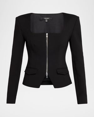 Koda Zip Long-Sleeve Top