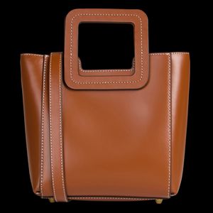 Staud - Sac bandoulière en cuir - Taille Unique - Marron