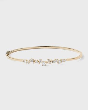 Solo Cluster Hinge Bangle, Size 7