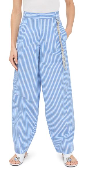 ESSENTIEL ANTWERP Hoek Barrel Leg Pants Combo1 Lake Blue 40