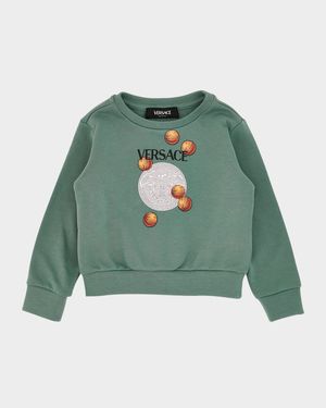 Boy's Basketball Graphic Logo-Print Sweatshirt, Size 12M-4