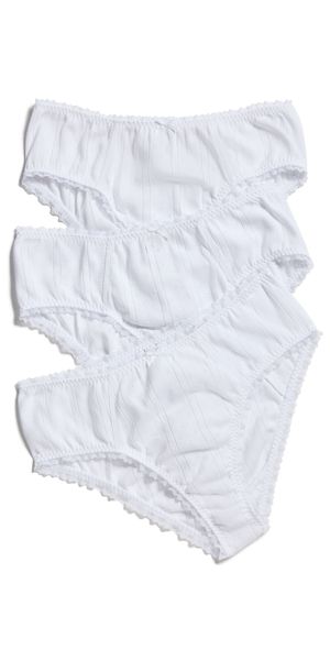 COUCOU The Cozy Brief 3 Pack White XS