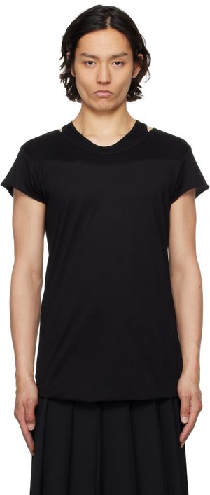 Julius Black Layered HS T-shirt