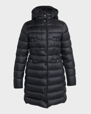 Hirma Hooded Long Down Jacket