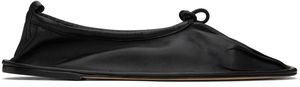 HEREU Black Puntera Ballerina Flats