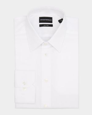 Men's Cotton Micro-Woven Dress Shirt