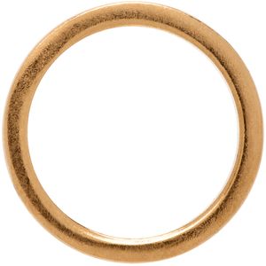 Maison Margiela Gold Logo Single Earring