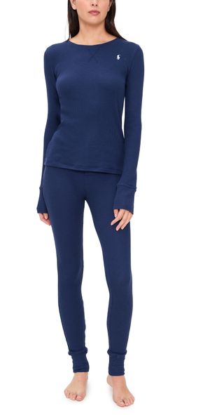 Polo Ralph Lauren Henley & Joggers Set Navy XXL