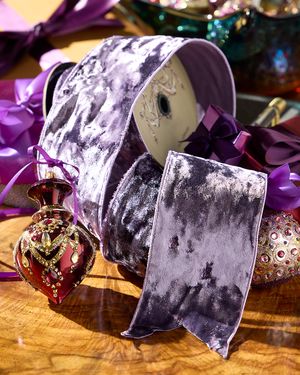Crushed Velvet Ribbon, 4"W x 10 Yards