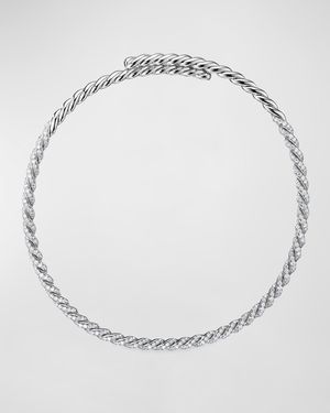 Paveflex 18k White Gold Diamond Necklace