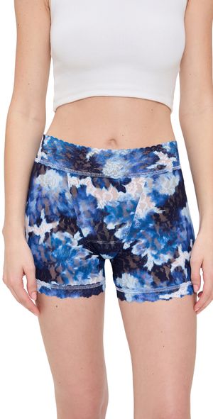 Hanky Panky Printed Signature Lace Boxer Briefs Such a Blur S