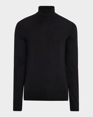 Men's Cashmere and Silk Turtleneck Sweater