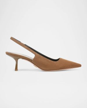 Cashel Suede Slingback Pumps