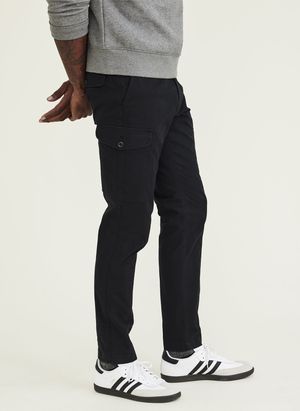 Dockers - Pantalon slim en coton mélangé - Taille 34/34 - Noir