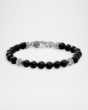 Sterling Silver Onyx Bracelet