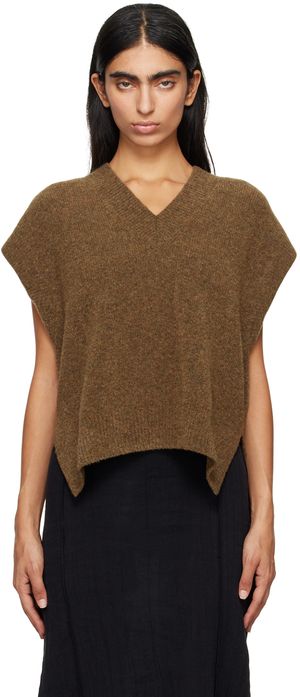 Studio Nicholson Brown Poros Vest