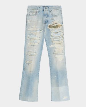 Men's Repaired Bootcut Jeans