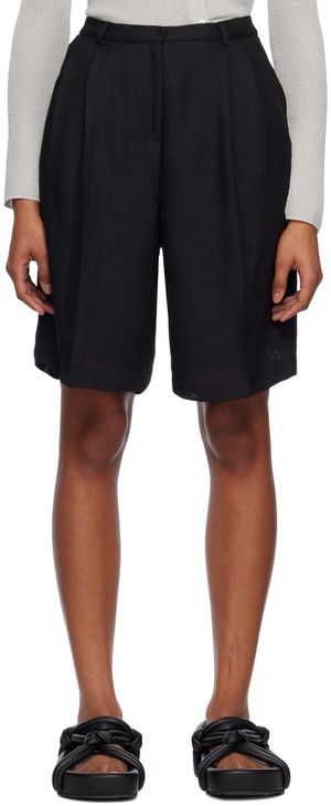 Youth Short noir à taille basse