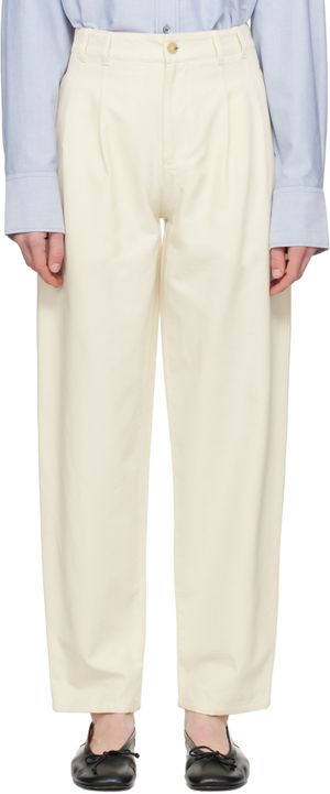 A.P.C. Off-White Willow Trousers