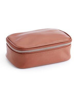 Monogrammed Travel Tech Organizer Leather Case