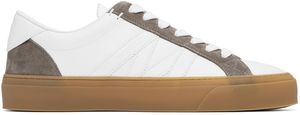 Moncler Baskets Monaco 2 blanc et brun