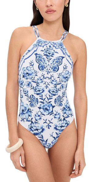 FARM Rio Porcelain Garden One Piece Porcelain Garden Off-White S