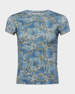 Ressi Short-Sleeve Luck Chain Tee
