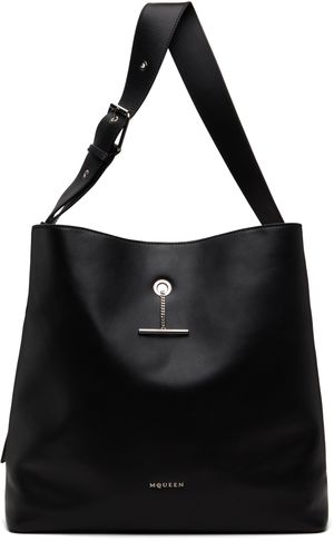 McQueen Black Pendant Tote