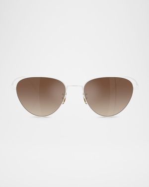 1991C Steel Aviator Sunglasses
