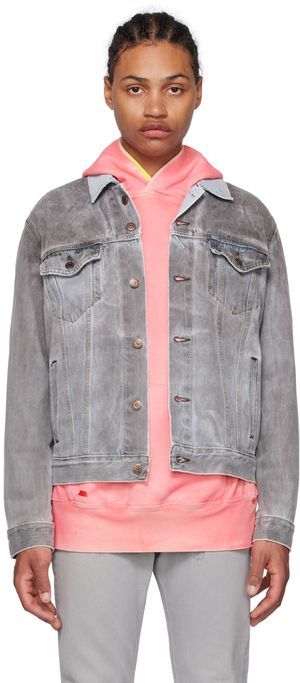 NotSoNormal Gray Daily Denim Jacket