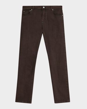 Men's Overdyed Wool Five-Pocket Pants